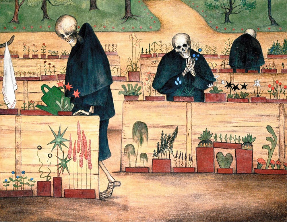&ldquo;The Garden of Death&rdquo; by Hugo Simberg, 1896. For me, one of the prettiest interpretation of the afterlife.